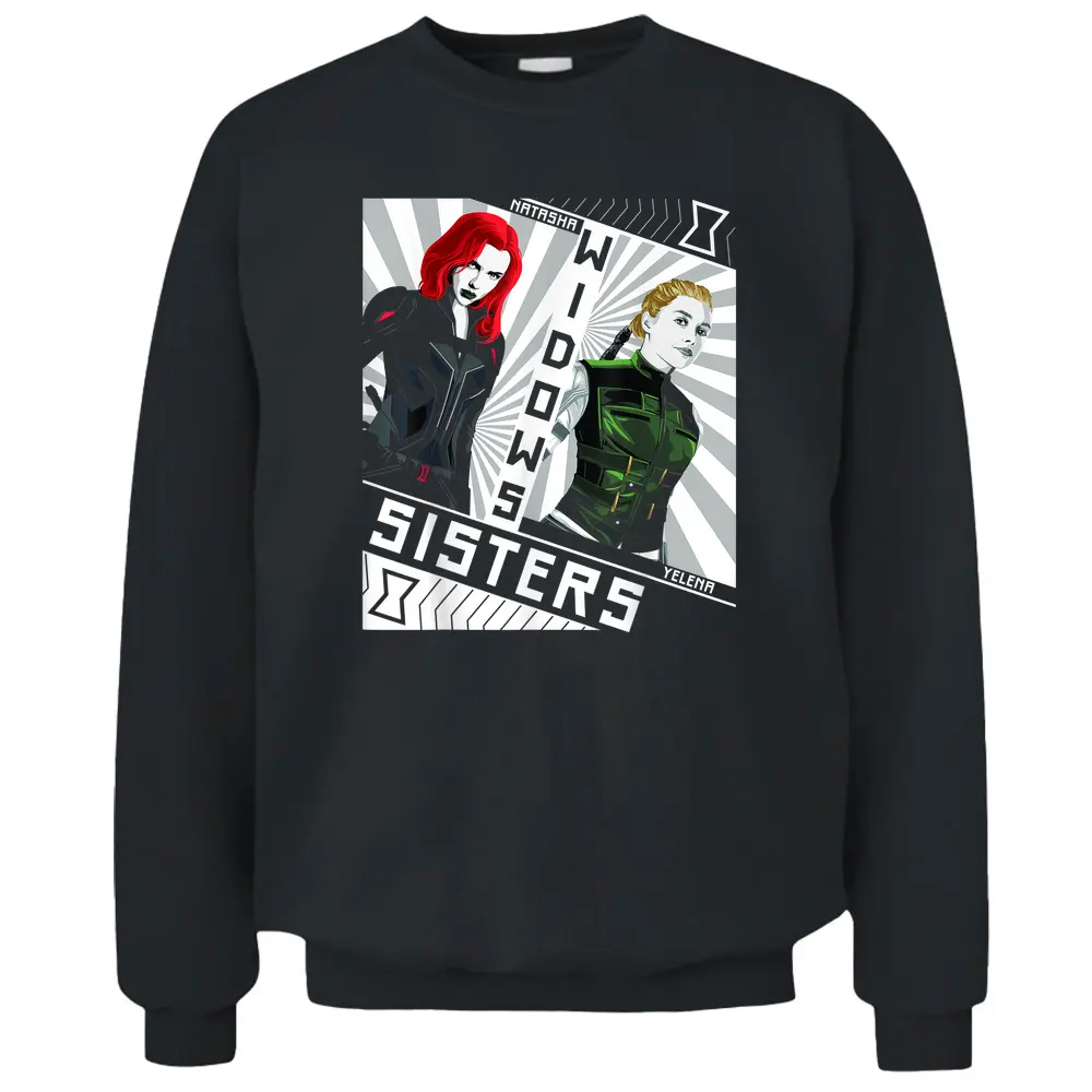 Marvel Black Widow Natasha Yelena Widows Sisters Pullover Sweatshirt