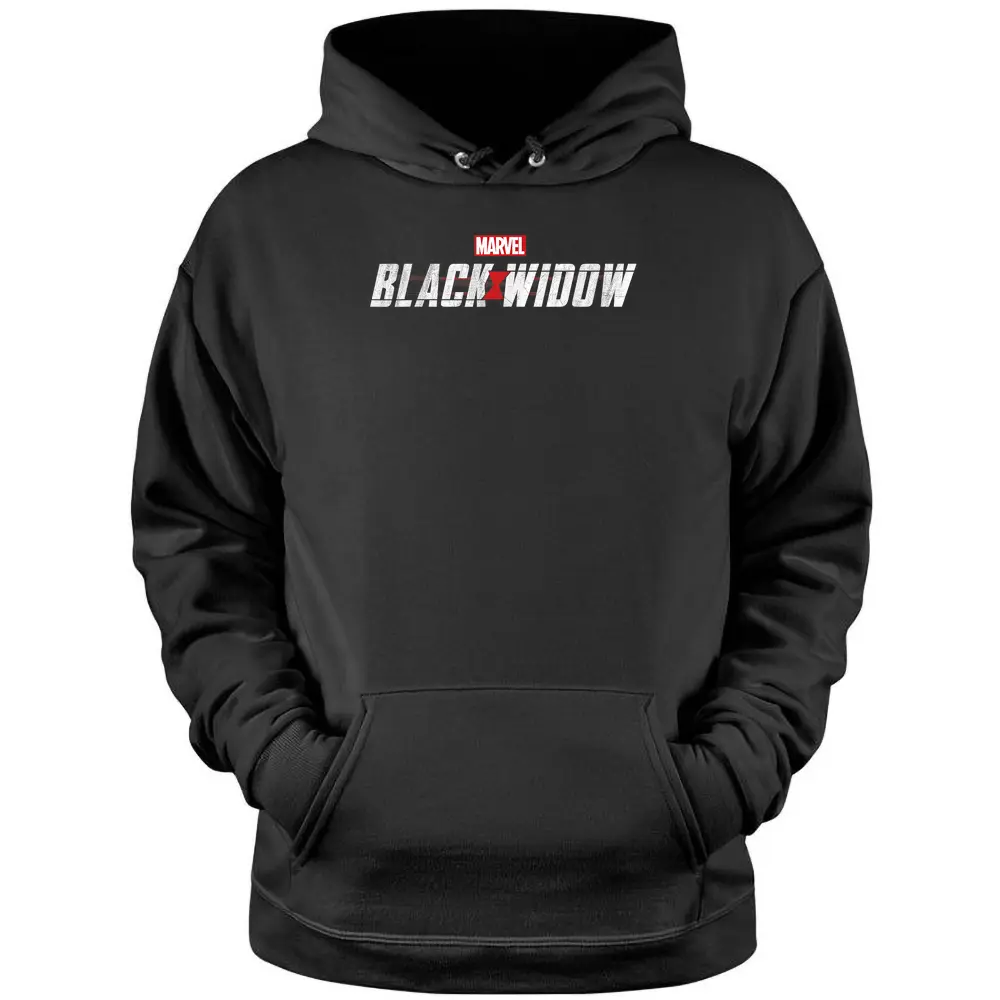 Marvel Black Widow Official Movie Logo Pullover Hoodie