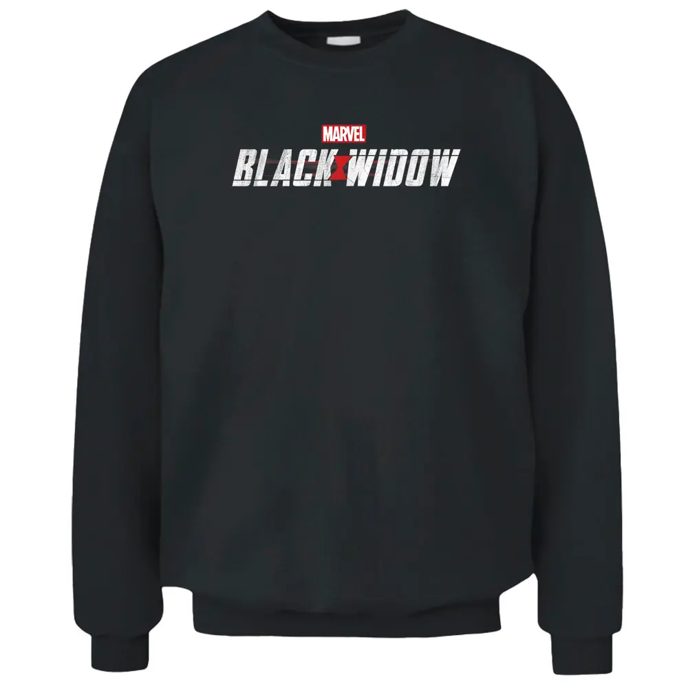 Marvel Black Widow Official Movie Logo Pullover Sweatshirt