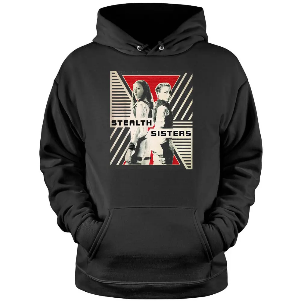 Marvel Black Widow Stealth Sisters Poster Pullover Hoodie