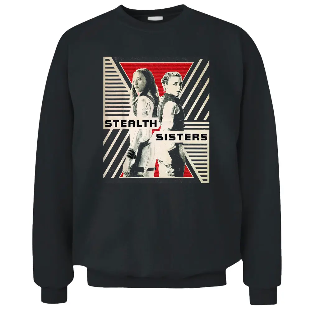 Marvel Black Widow Stealth Sisters Poster Pullover Sweatshirt