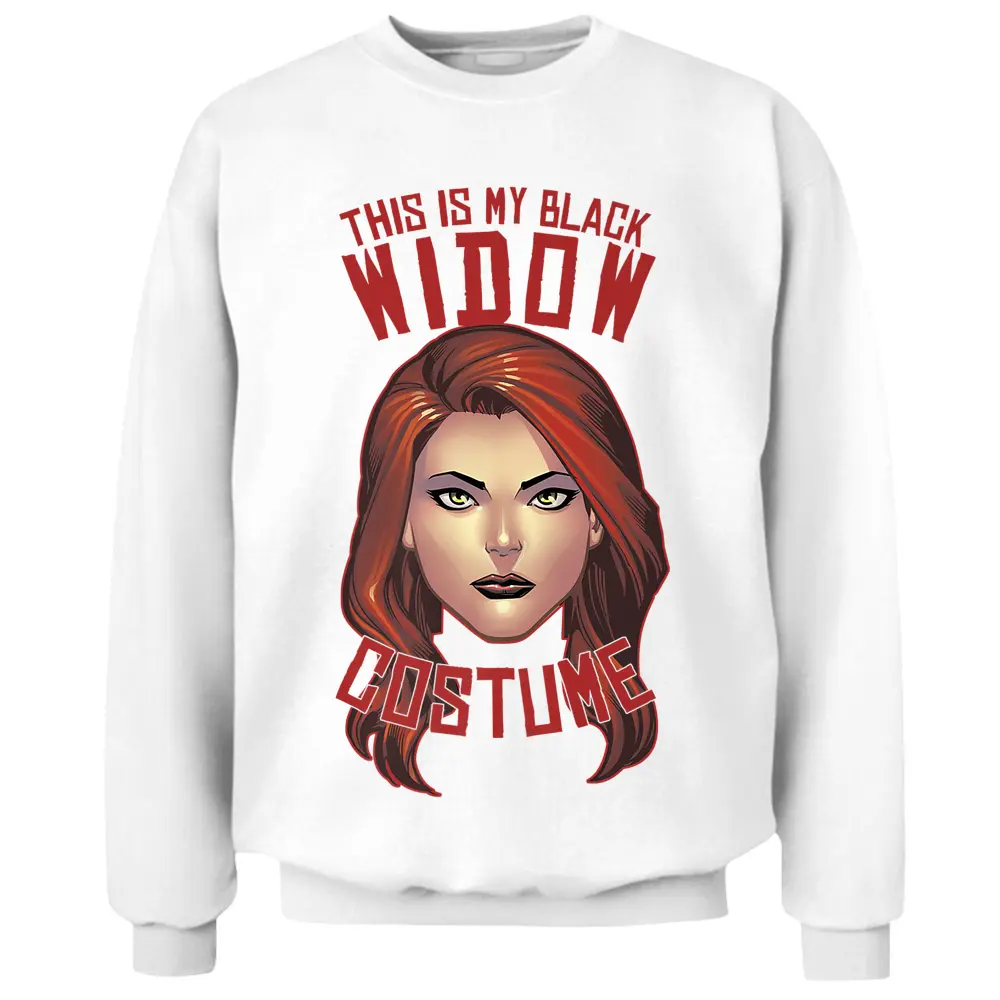 Marvel Black Widow This Is My Costume Halloween Premium Pullover Sweatshirt