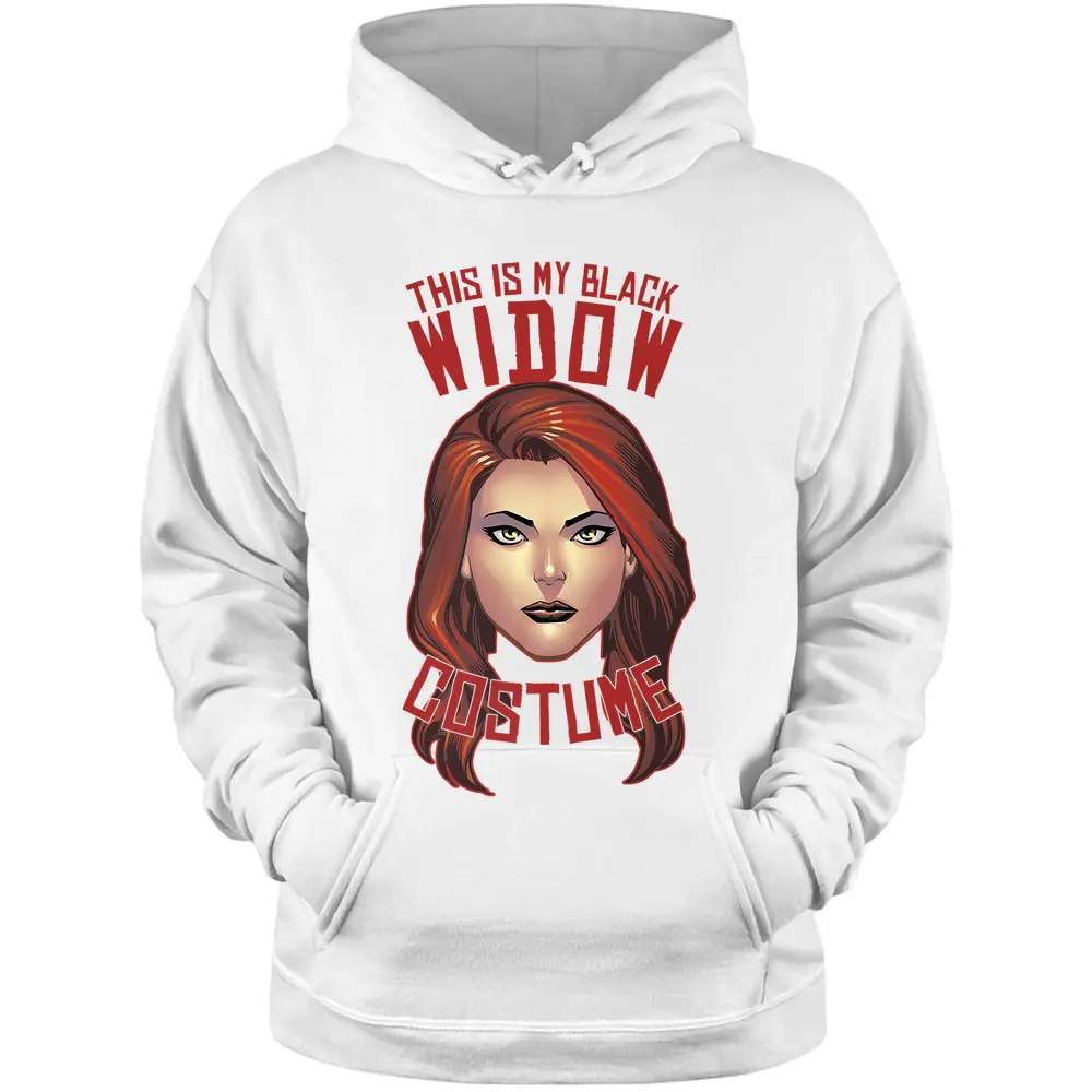 Marvel Black Widow This Is My Costume Halloween Premium Pullover Hoodie