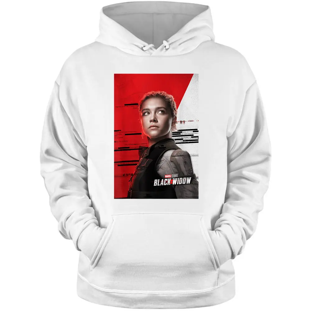 Marvel Black Widow Yelena Belova Character Poster Pullover Hoodie