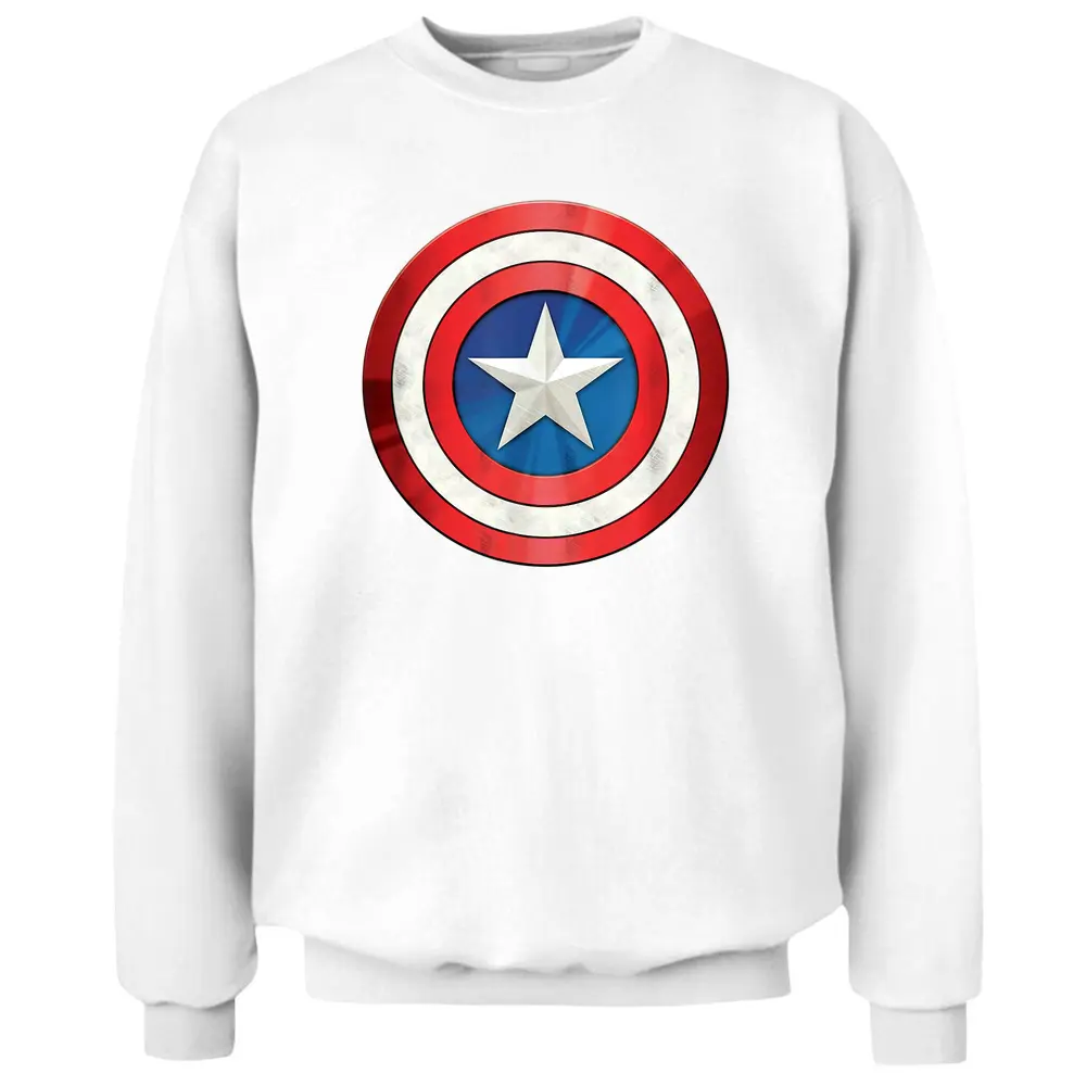 Marvel Captain America Reflect Shield Graphic Pullover Sweatshirt