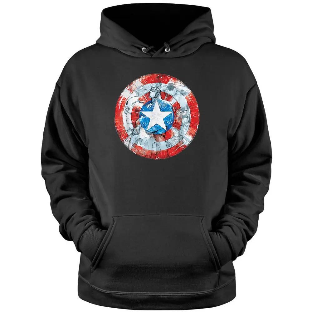 Marvel Captain America Shield Pullover Hoodie