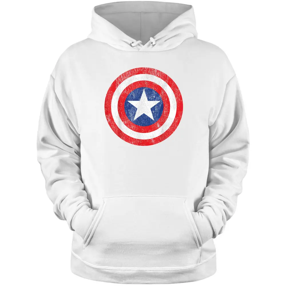 Marvel Captain America Shield Logo Pullover Hoodie