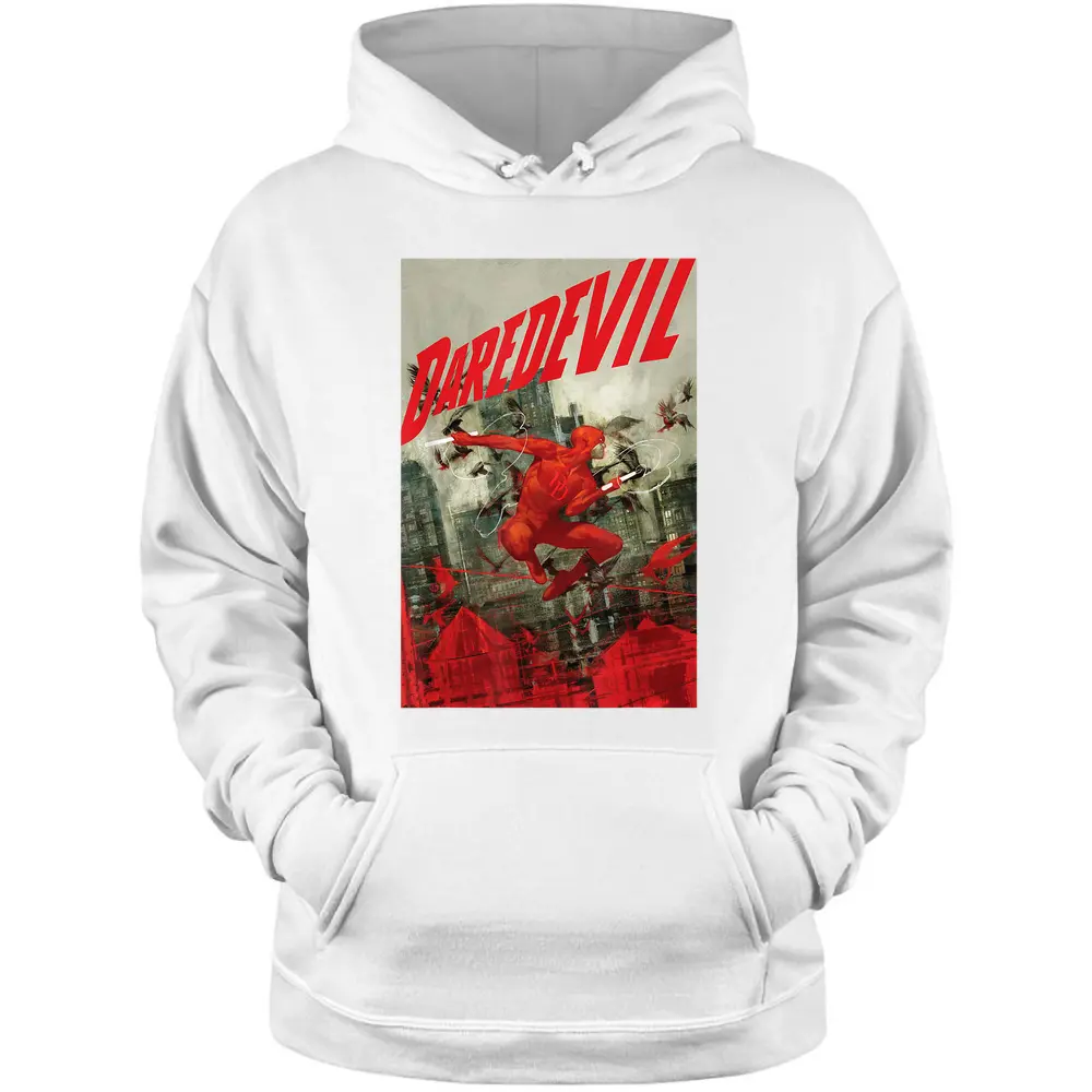 Marvel Comixology Daredevil Know Fear Comic Book Cover Pullover Hoodie