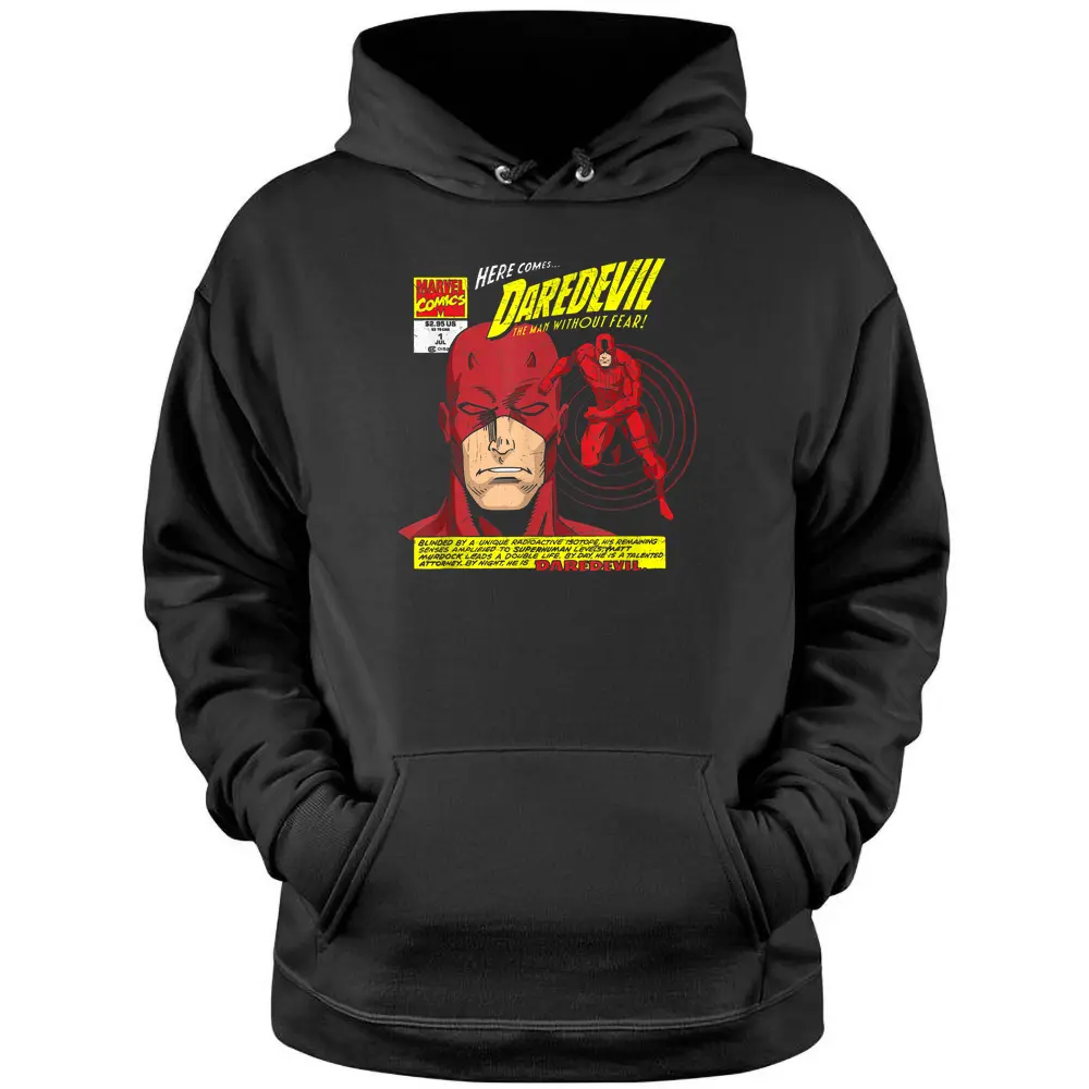 Marvel Daredevil Comic Book Pullover Hoodie