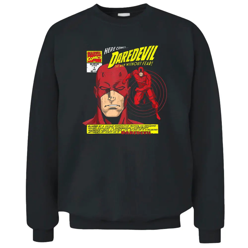 Marvel Daredevil Comic Book Pullover Sweatshirt