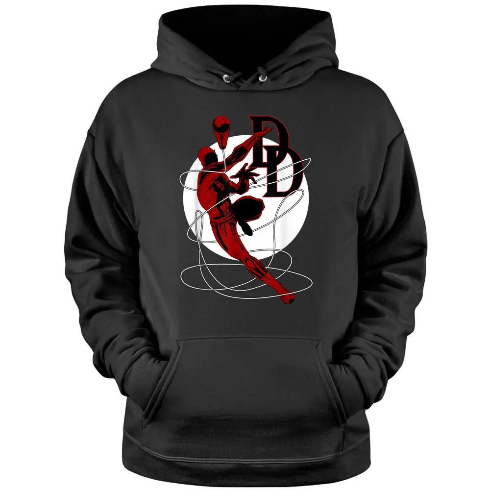 Marvel Daredevil Jump Rope Baton Is Coming In Hot Pullover Hoodie