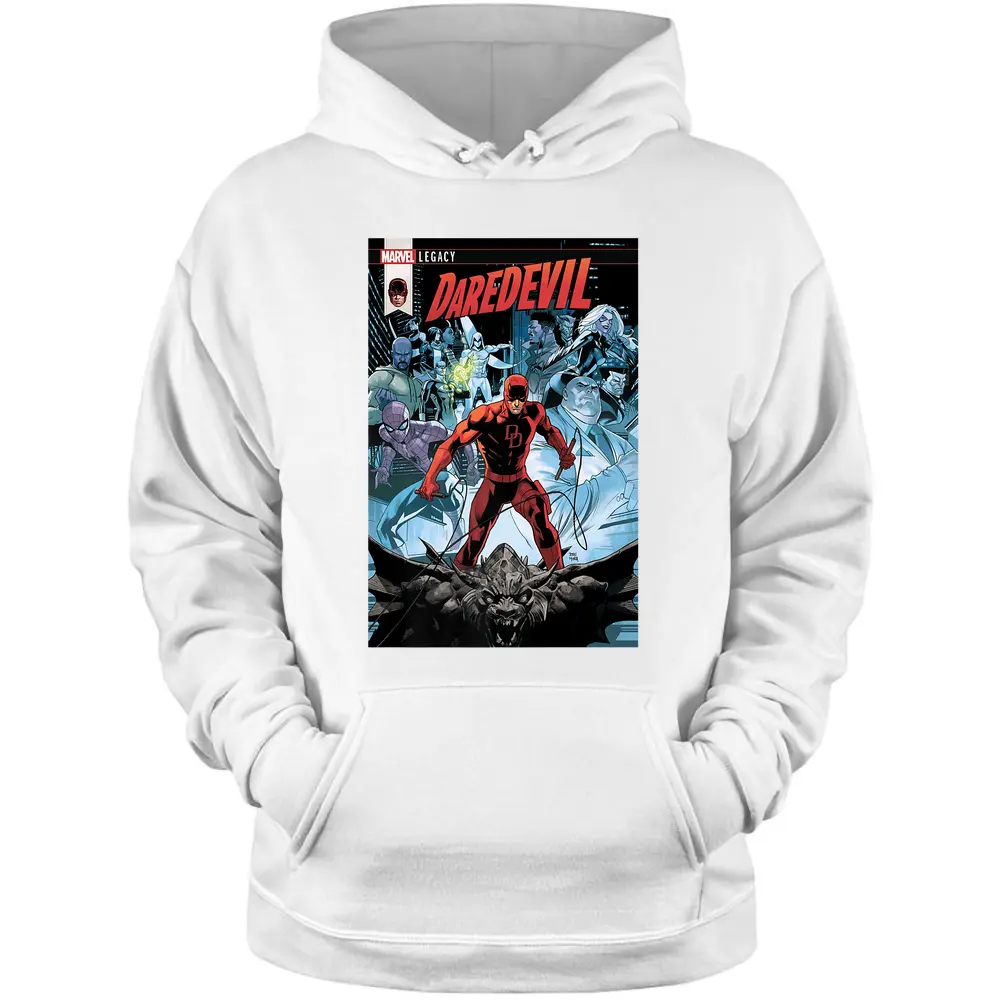 Marvel Daredevil Legacy Comic Cover Premium Pullover Hoodie