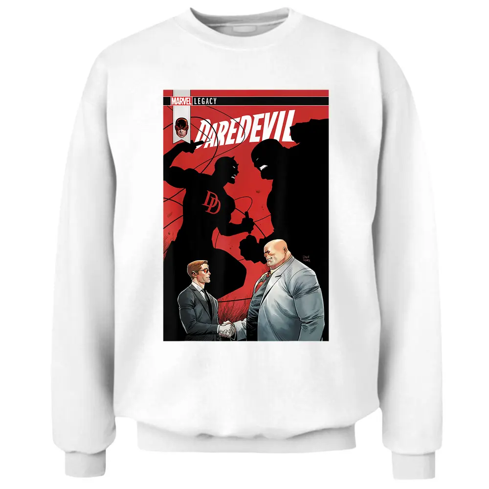 Marvel Daredevil Makes Deal With Kingpin Comic T-shirt Pullover Sweatshirt