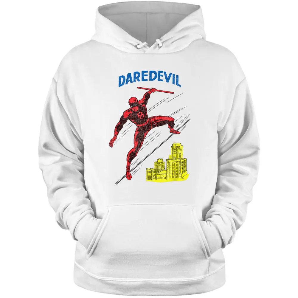 Marvel Daredevil Retro Comic Pullover Hoodie