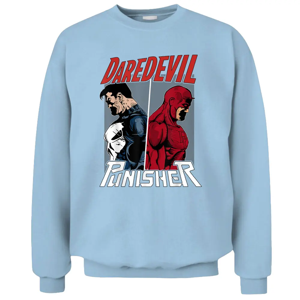 Marvel Daredevil The Punisher Only One Way Graphic Pullover Sweatshirt