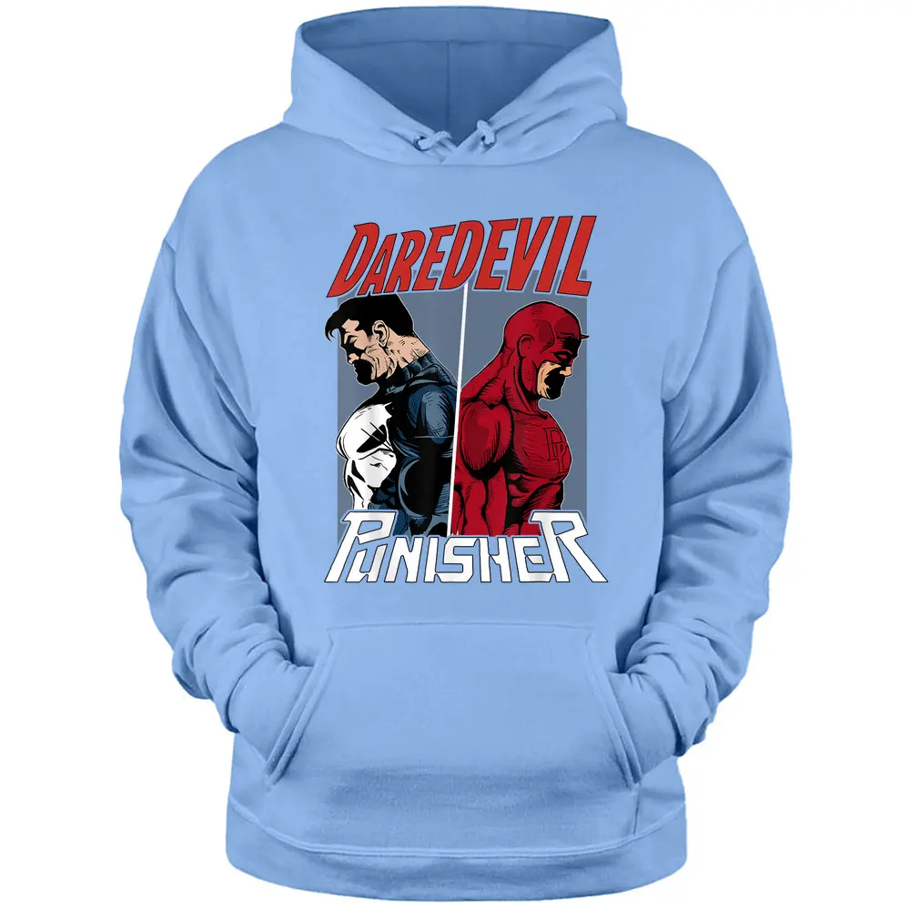 Marvel Daredevil The Punisher Only One Way Graphic Pullover Hoodie