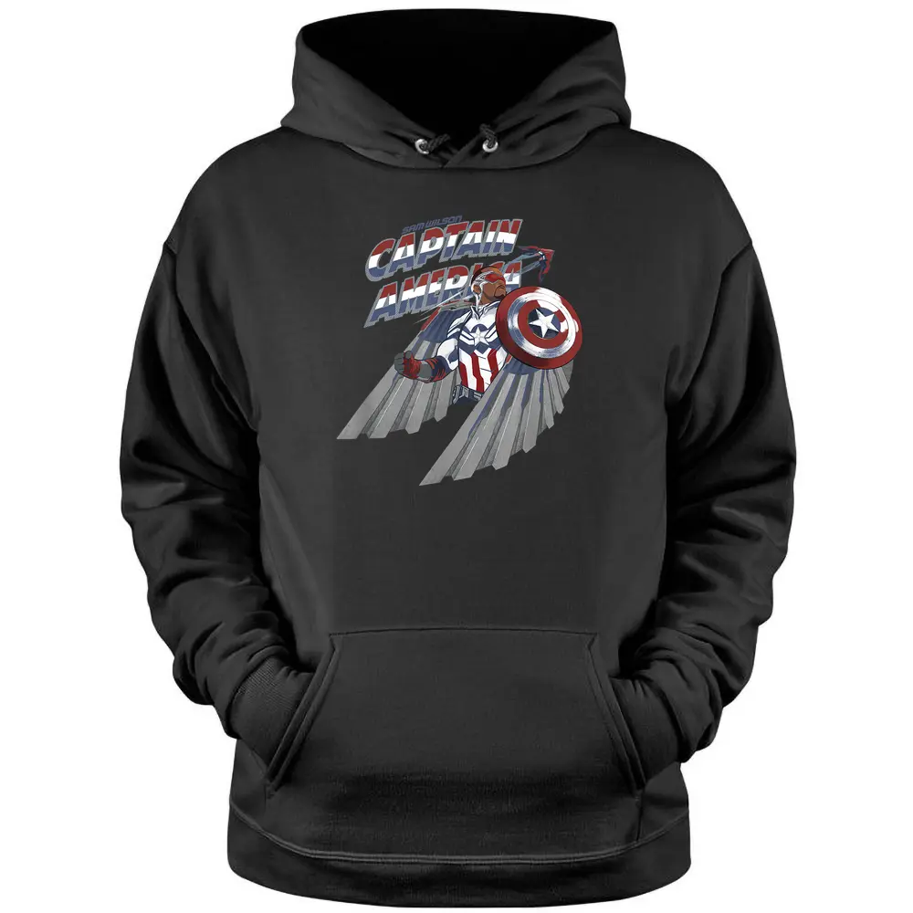 Marvel Falcon Winter Soldier Captain America Sam Wilson V3 Pullover Hoodie