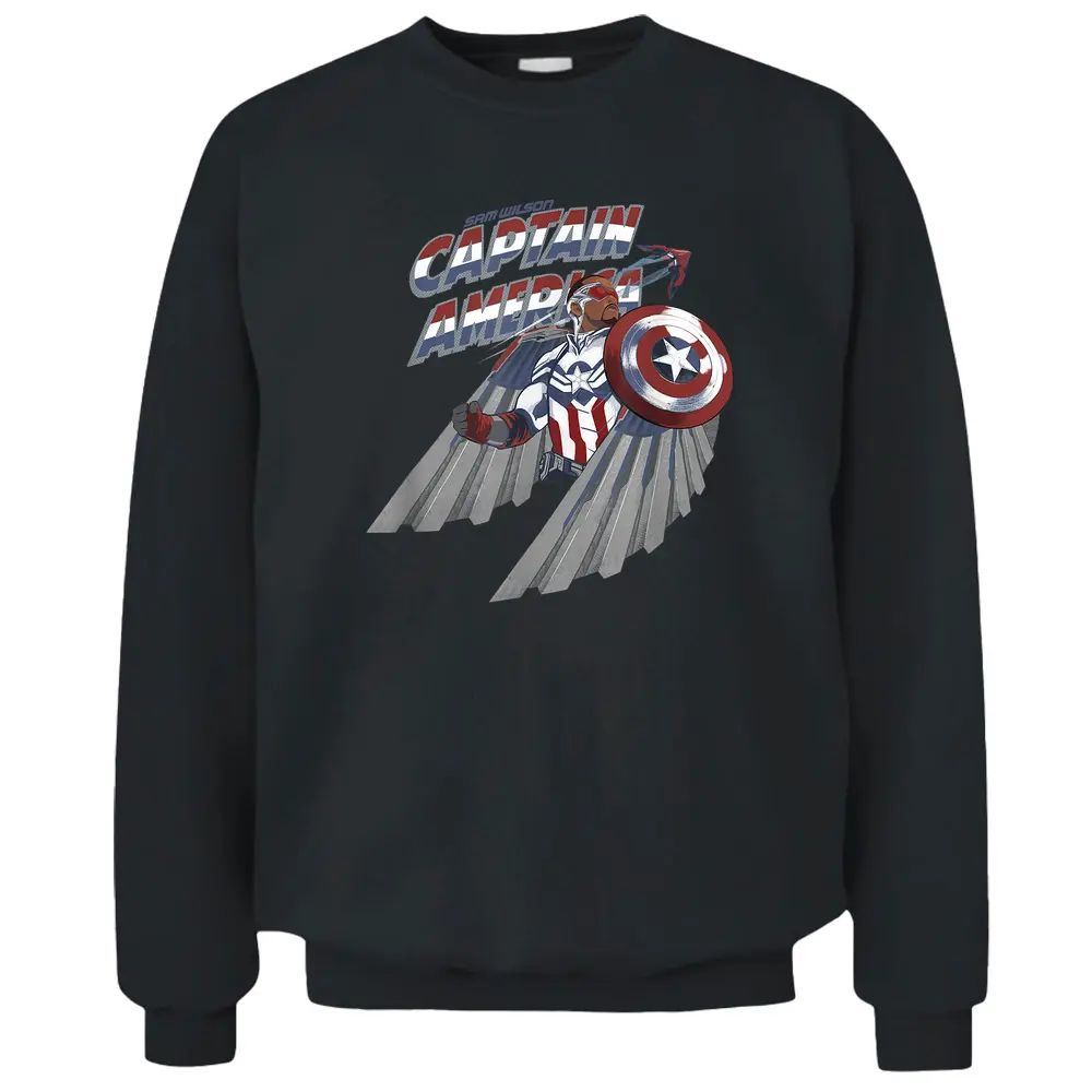 Marvel Falcon Winter Soldier Captain America Sam Wilson V3 Pullover Sweatshirt