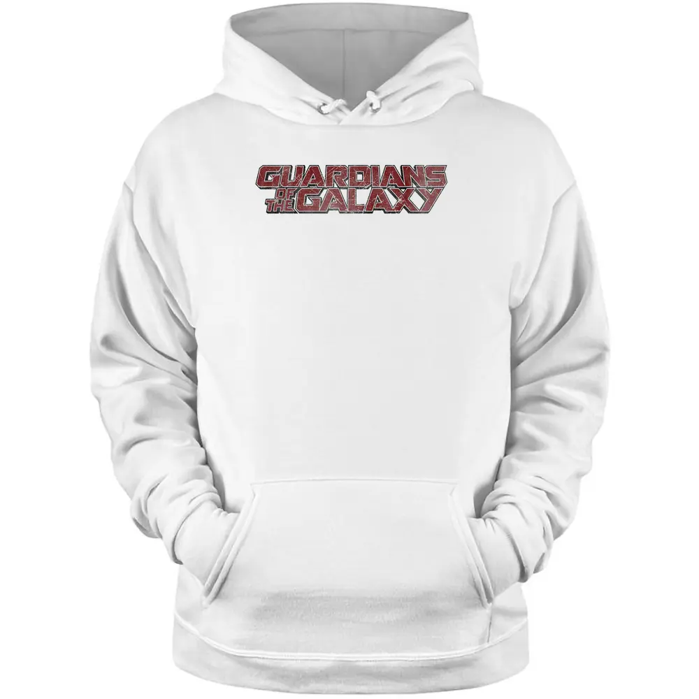 Marvel Guardians Of The Galaxy Classic Bold Red Logo Pullover Hoodie