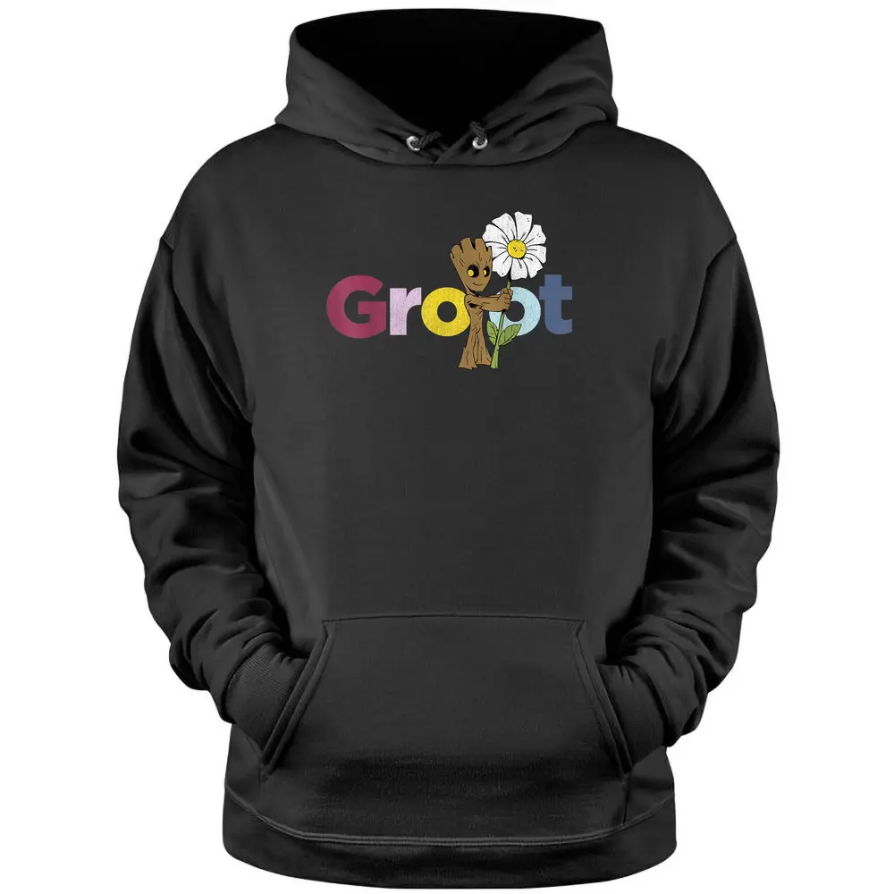 Marvel Guardians Of The Galaxy Groot Flower Pullover Hoodie