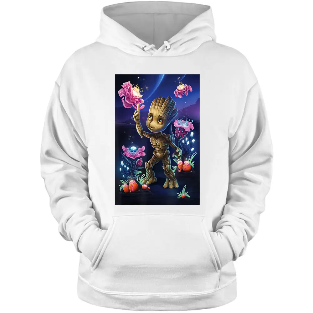 Marvel Guardians Of The Galaxy Groot Plants Pullover Hoodie