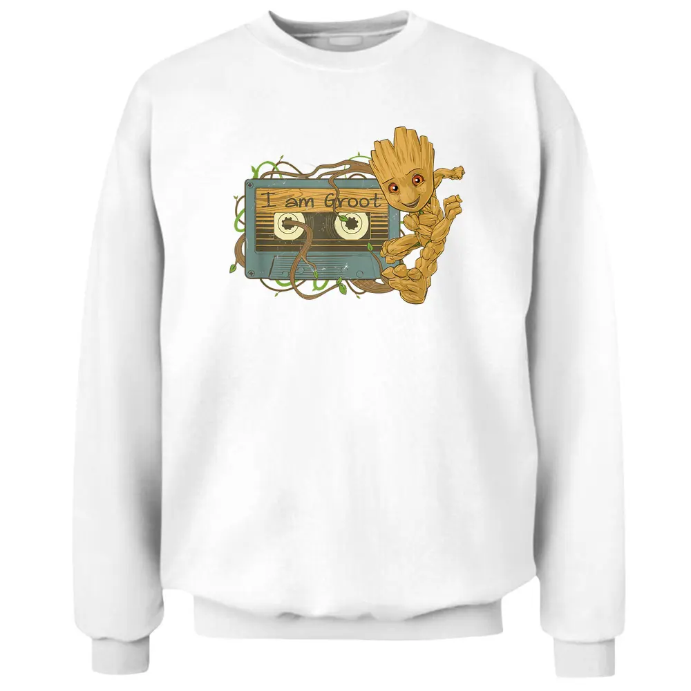 Marvel Guardians Of The Galaxy I Am Groot Mixtape Pullover Sweatshirt