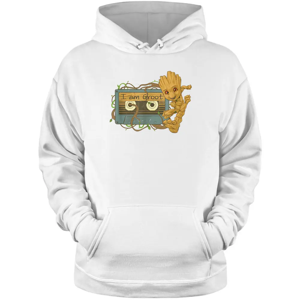 Marvel Guardians Of The Galaxy I Am Groot Mixtape Pullover Hoodie