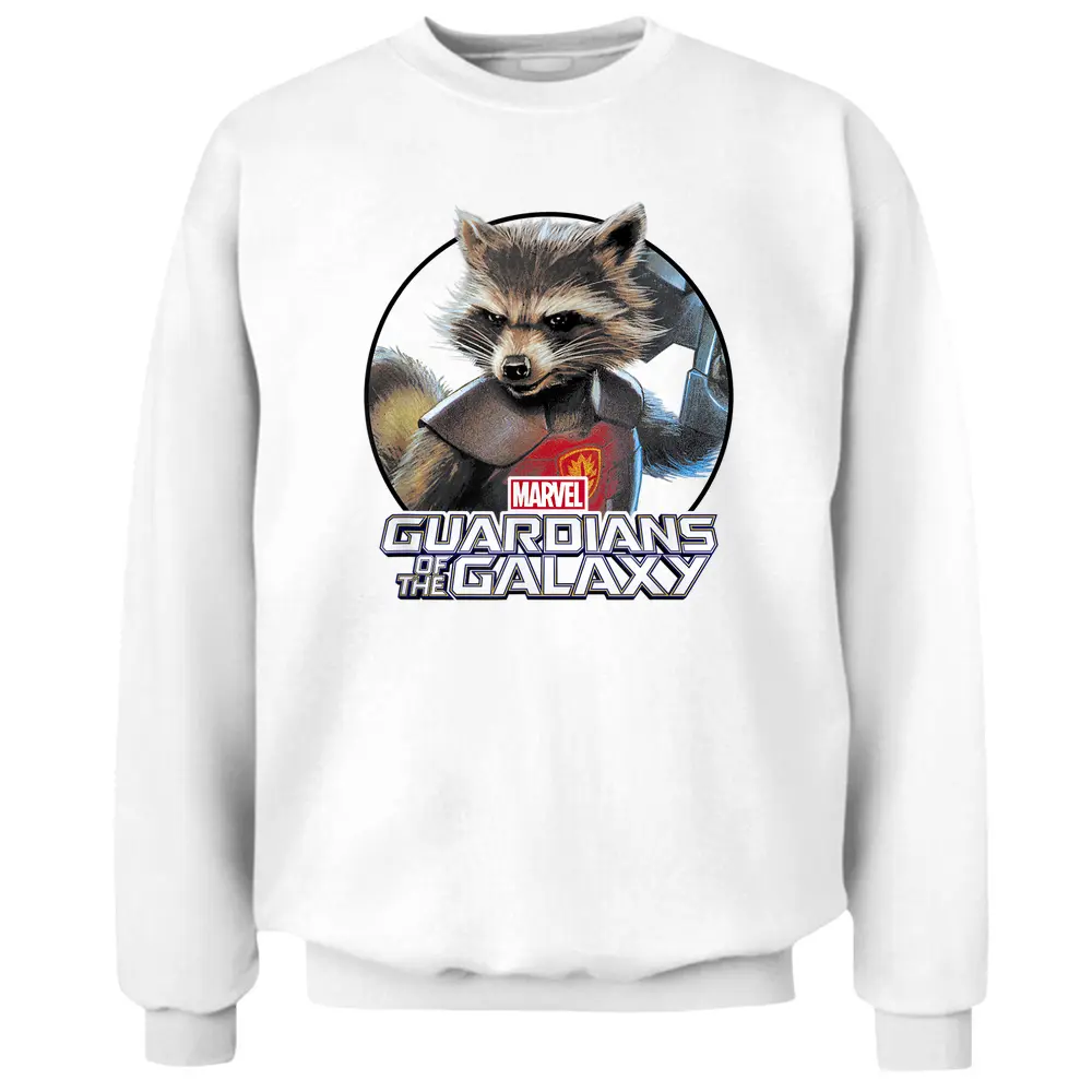 Marvel Guardians Of The Galaxy Rocket Raccoon Portrait Pullover Sweatshirt