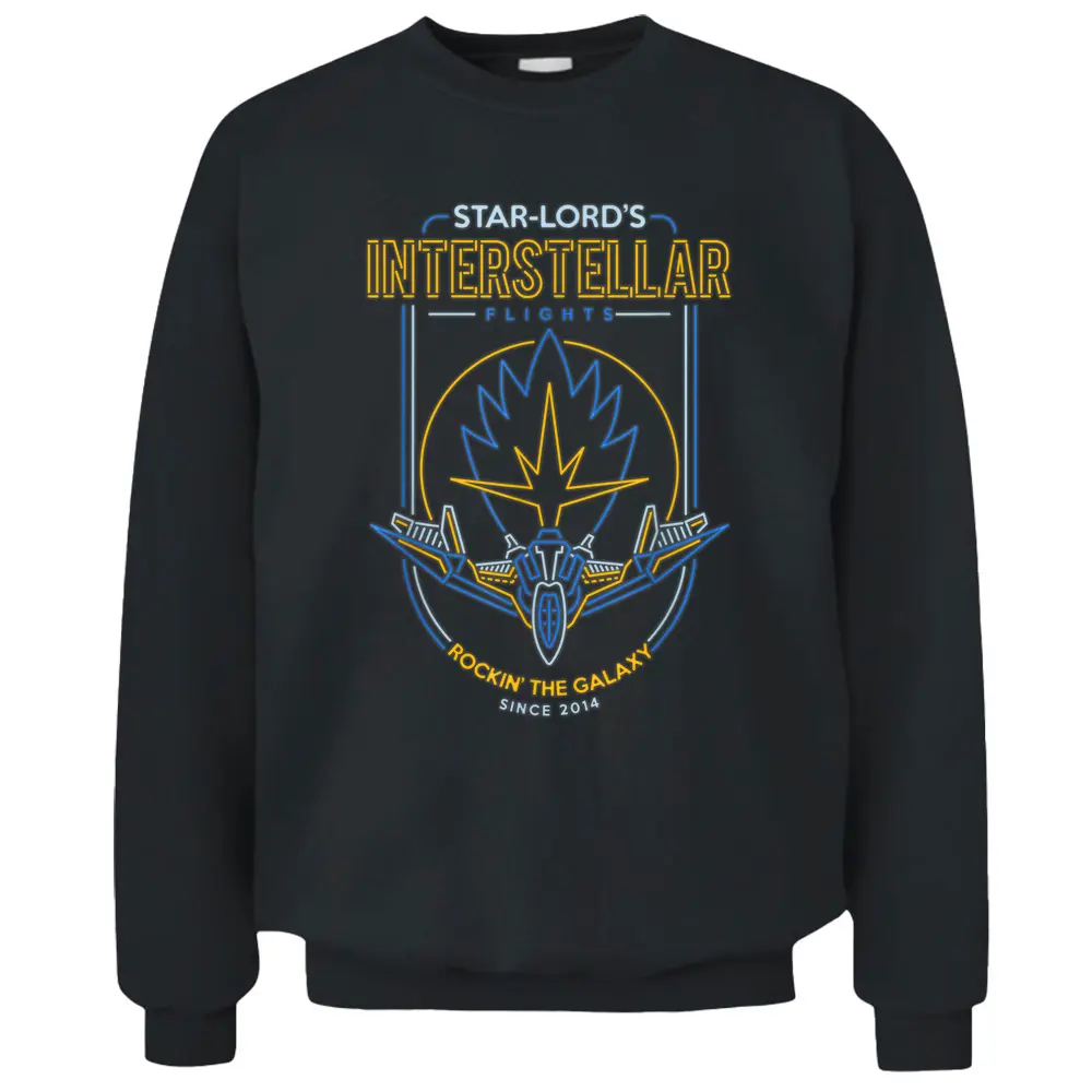 Marvel Guardians Of The Galaxy Star-lord Flight Pullover Sweatshirt