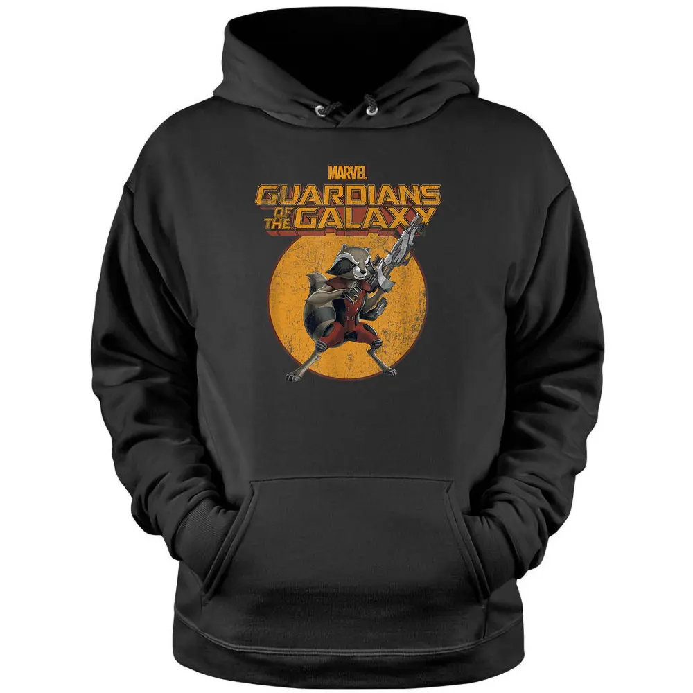 Marvel Guardians Of The Galaxy Vintage Comic Rocket Pullover Hoodie