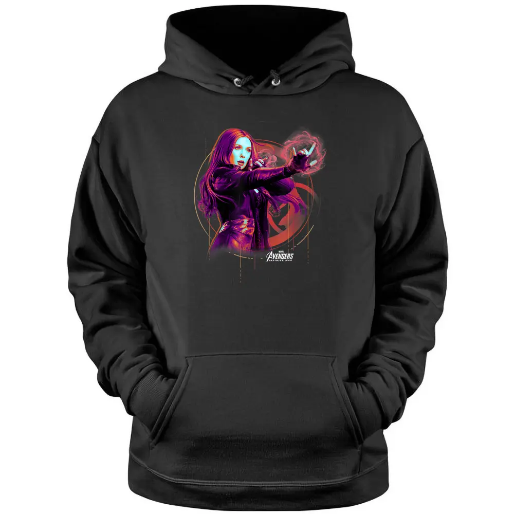 Marvel Infinity War Scarlet Wich Tech Graphic Pullover Hoodie