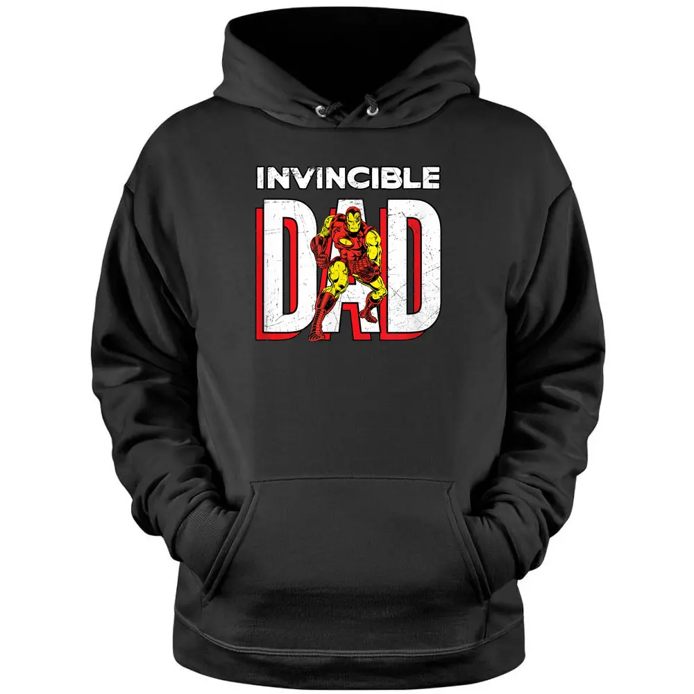 Marvel Iron Man Invincible Dad Comic Book Men's Pullover Hoodie