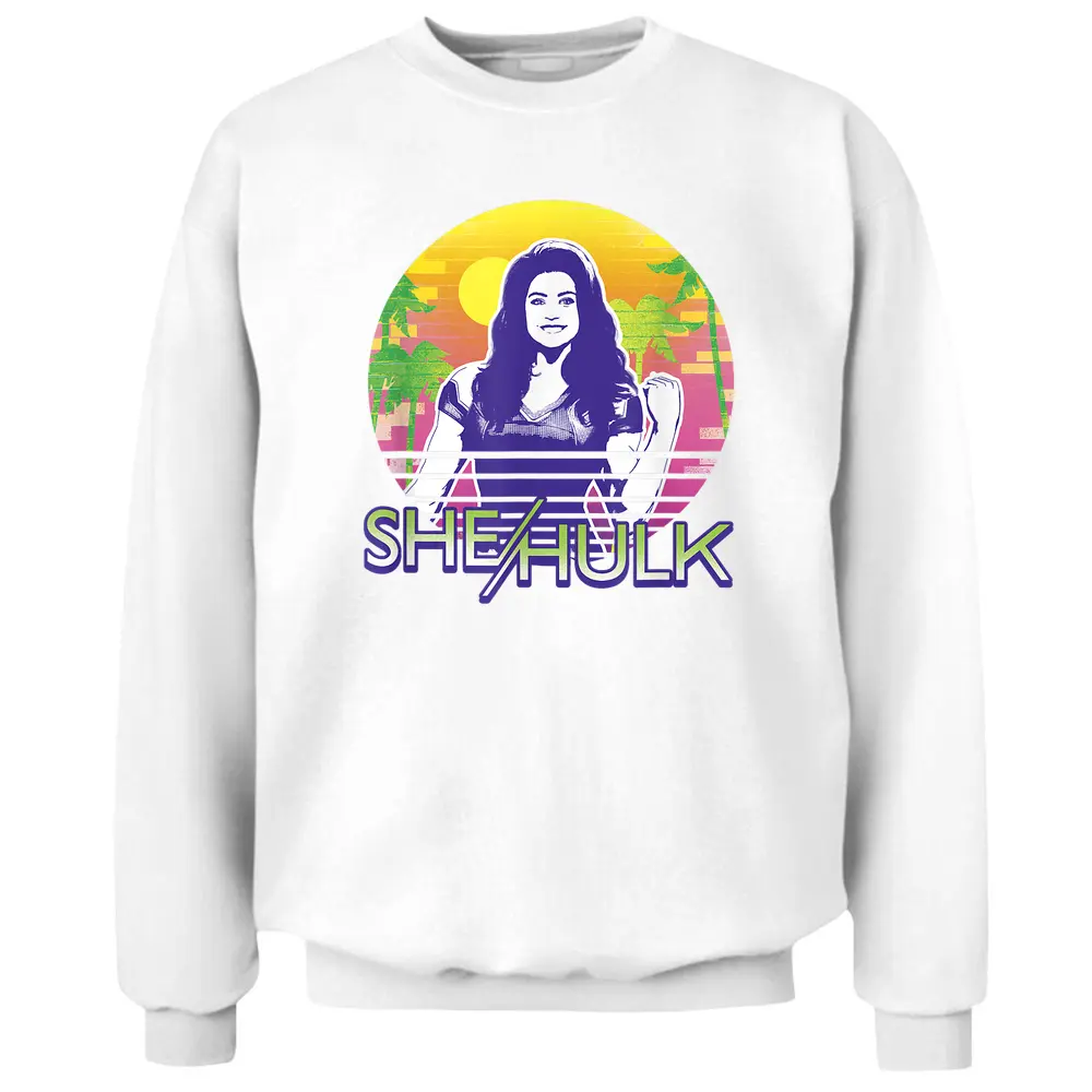 Marvel She-hulk Attorney At Law Jennifer Walters Sunset Pullover Sweatshirt