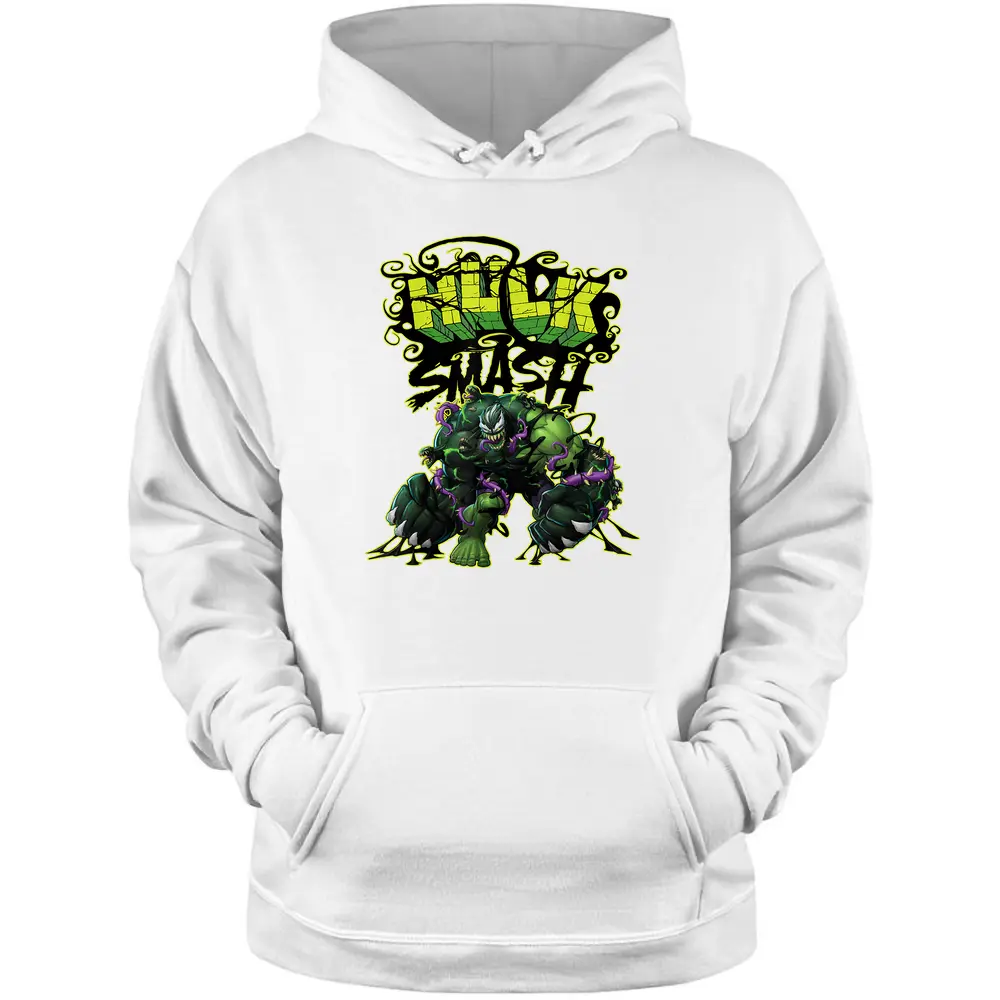 Marvel Spider-man Maximum Venom Hulk Smash Venomized Pullover Hoodie