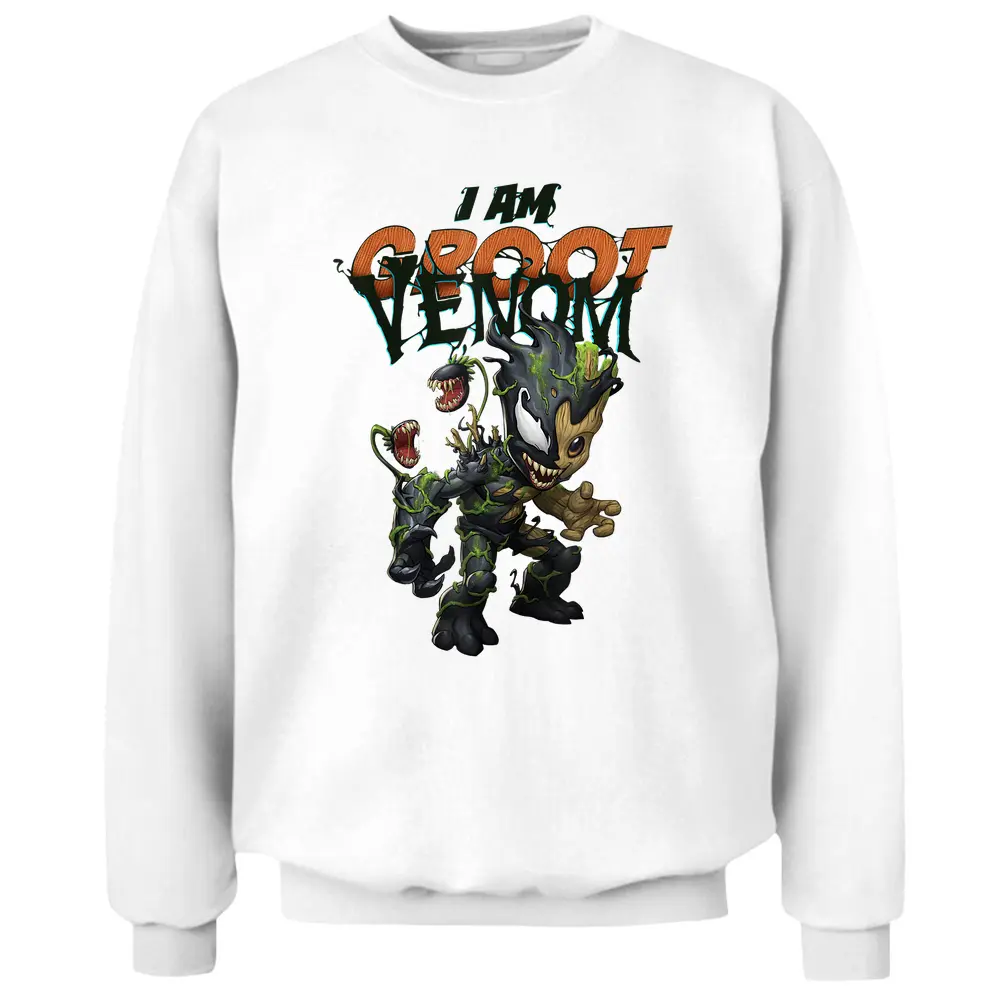 Marvel Spider-man Maximum Venom I Am Groot Venom Pullover Sweatshirt