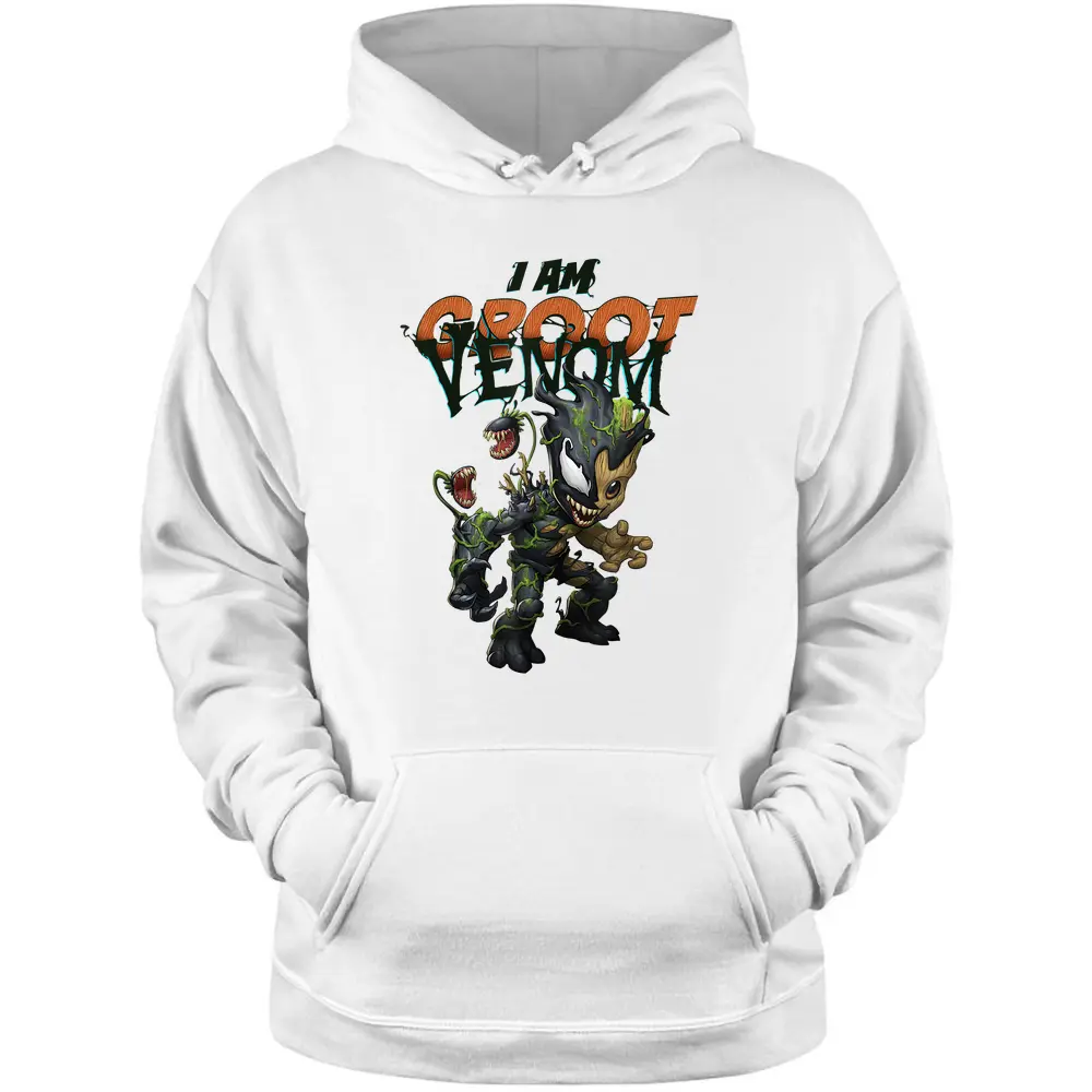 Marvel Spider-man Maximum Venom I Am Groot Venom Pullover Hoodie