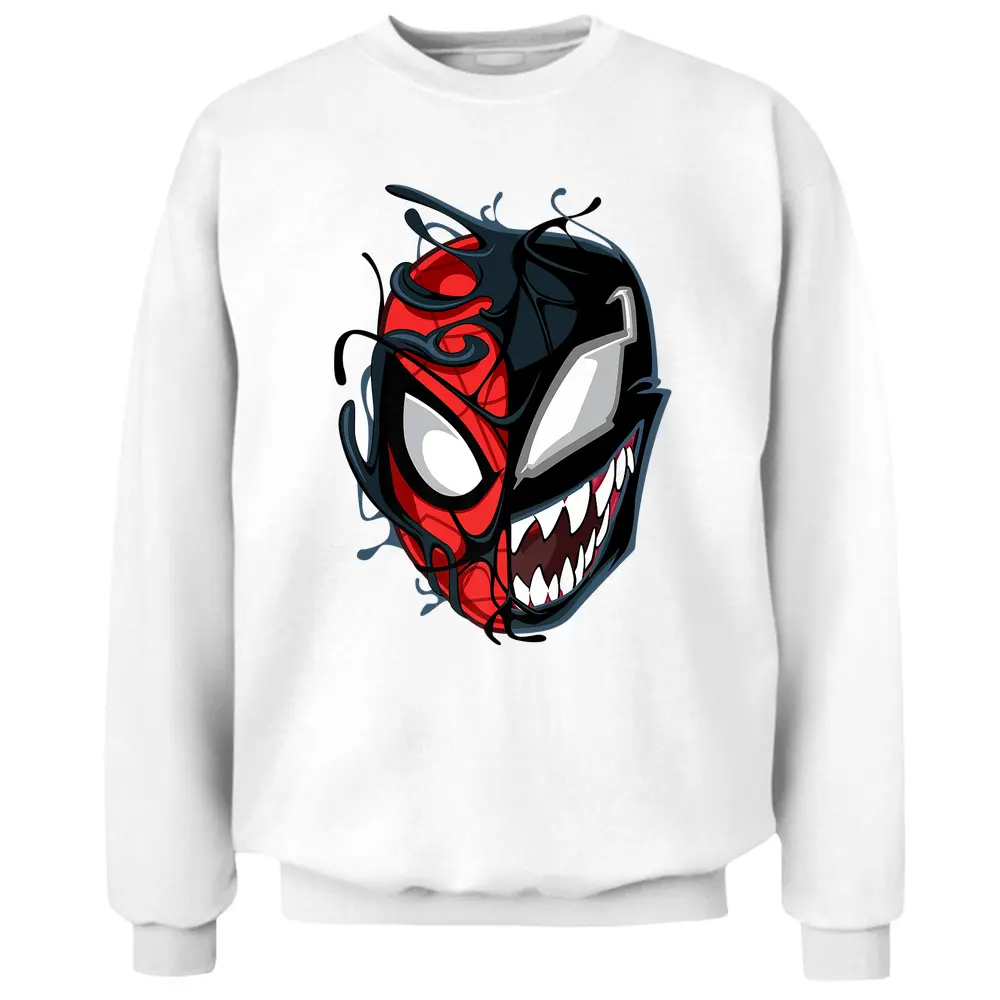 Marvel Spider-man Maximum Venom Spider-man Big Face Premium Pullover Sweatshirt