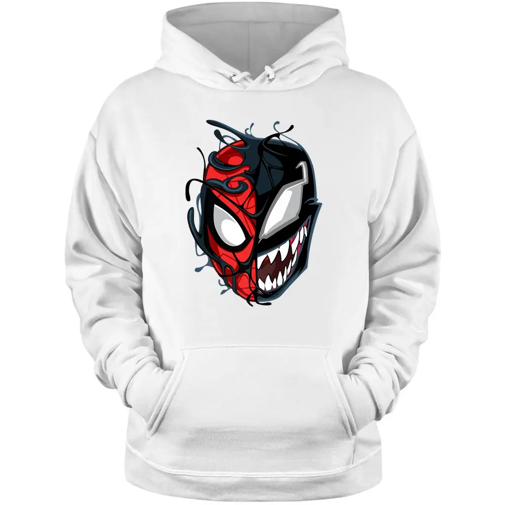 Marvel Spider-man Maximum Venom Spider-man Big Face Premium Pullover Hoodie