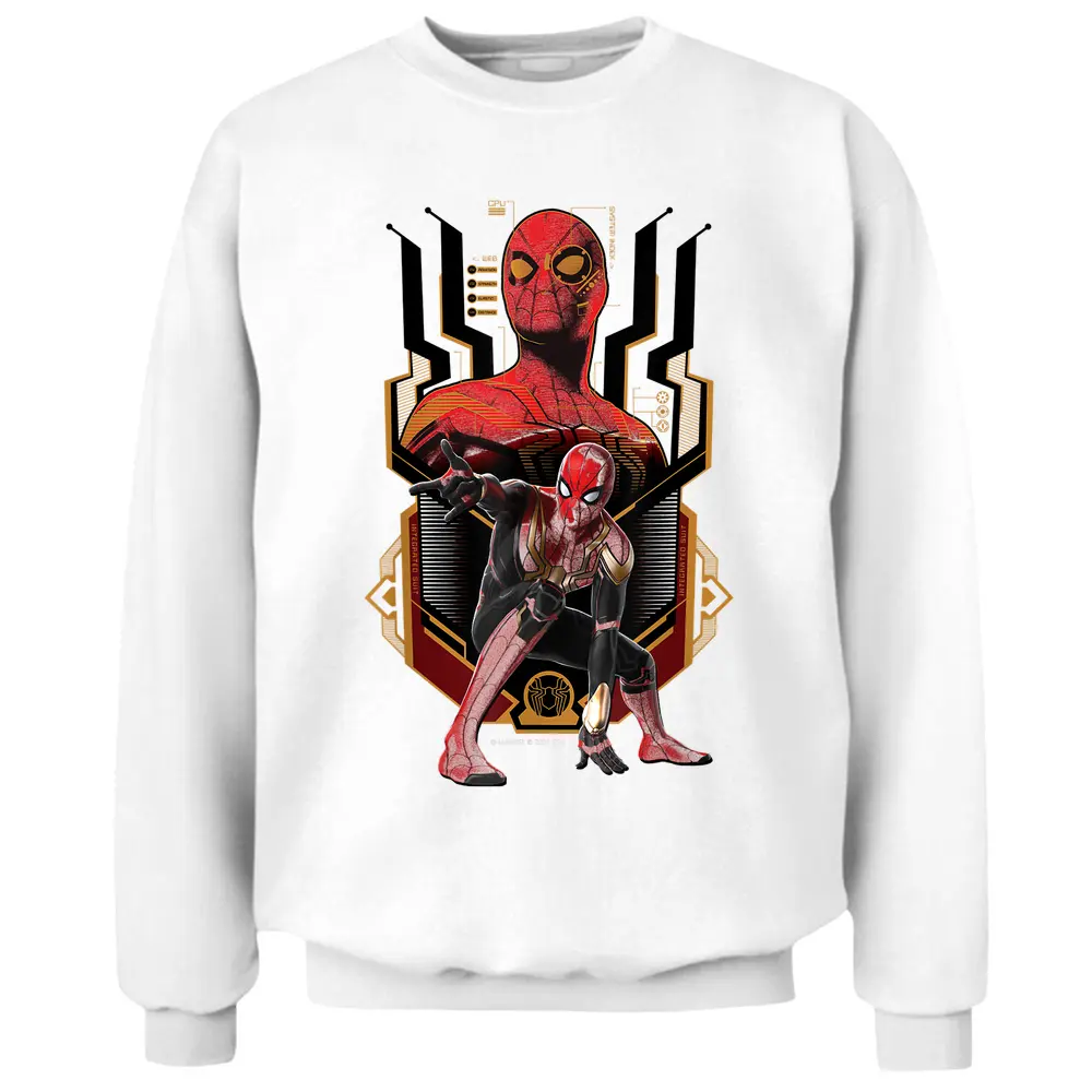 Marvel Spider-man No Way Home Nanotech Spider Suit Pullover Sweatshirt