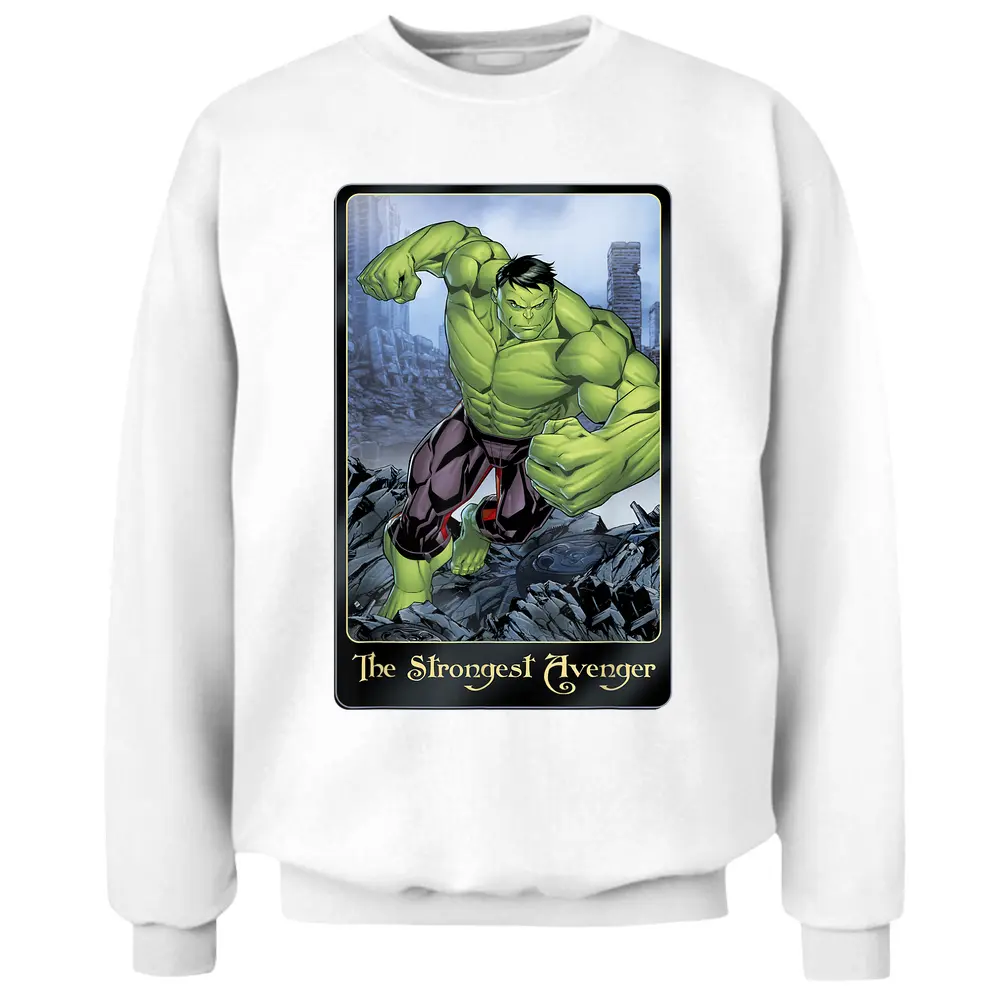 Marvel Strongest Avenger Incredible Hulk Graphic Pullover Sweatshirt