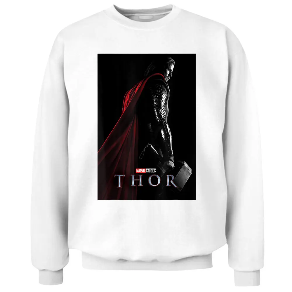 Marvel Studios Thor Movie Poster Graphic Pullover Sweatshirt