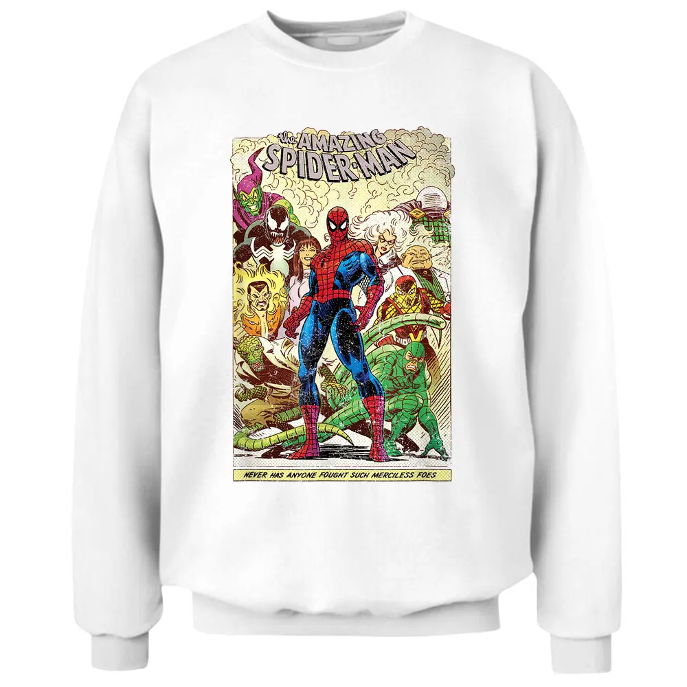 Marvel The Amazing Spider-man Comic T-shirt Pullover Sweatshirt