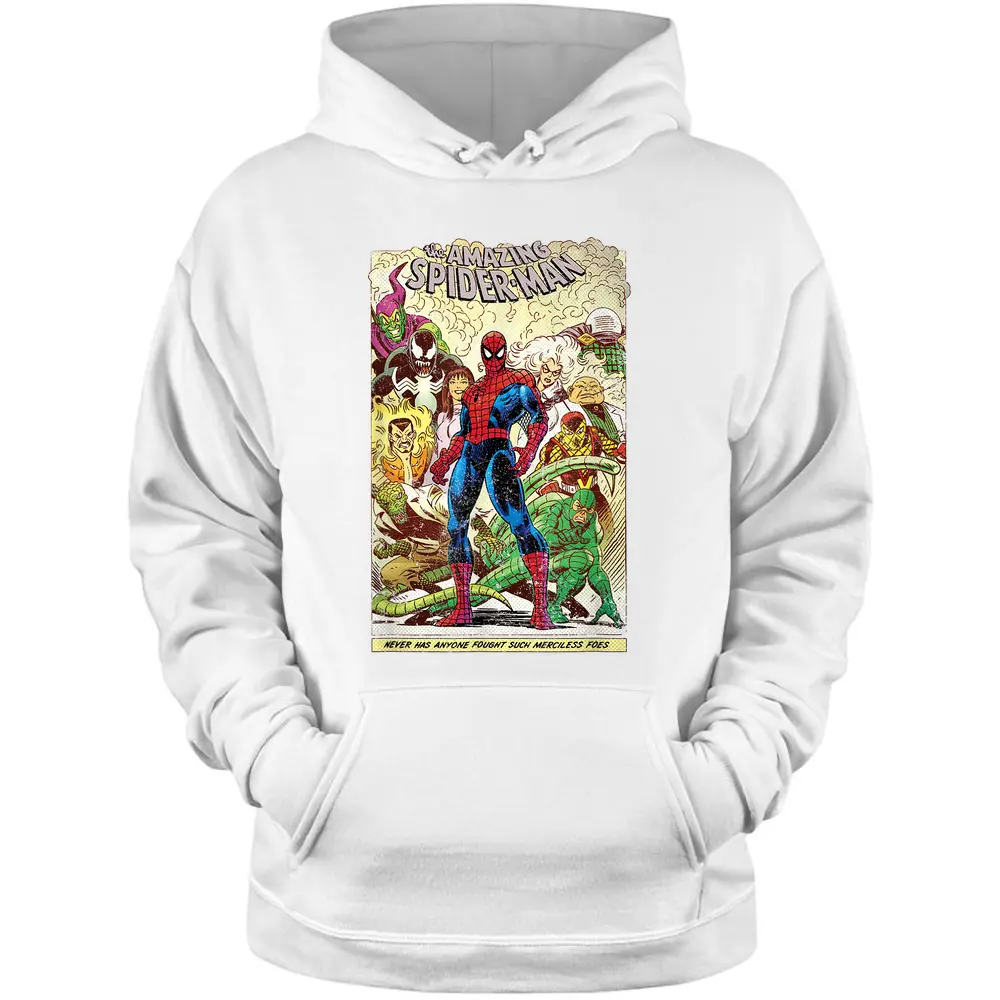 Marvel The Amazing Spider-man Comic T-shirt Pullover Hoodie