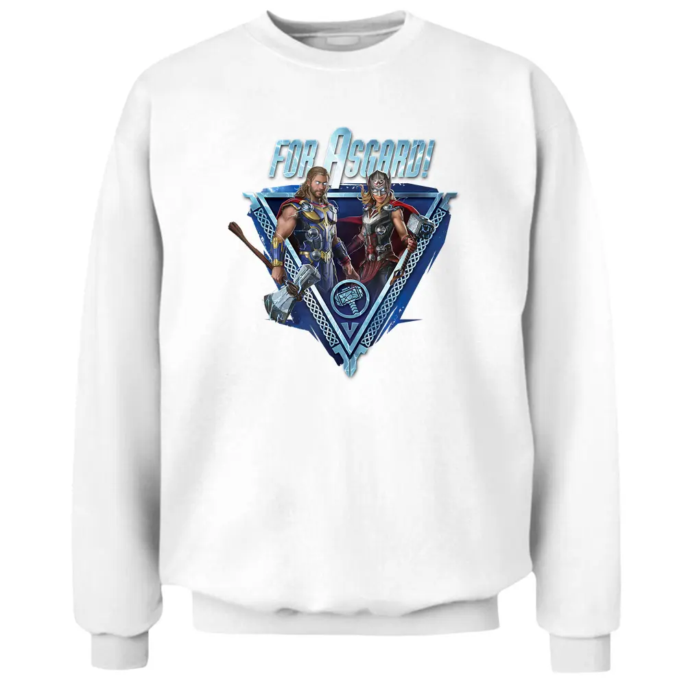 Marvel Thor Love And Thunder For Asgard Pullover Sweatshirt