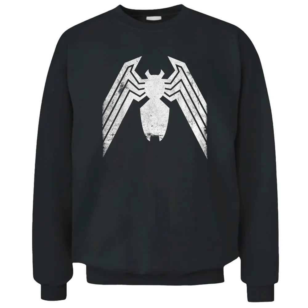 Marvel Venom Distressed Logo Graphic T-shirt Pullover Sweatshirt