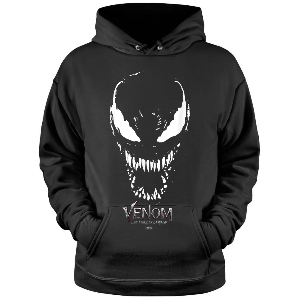 Marvel Venom Let There Be Carnage Big Face Venom Pullover Hoodie