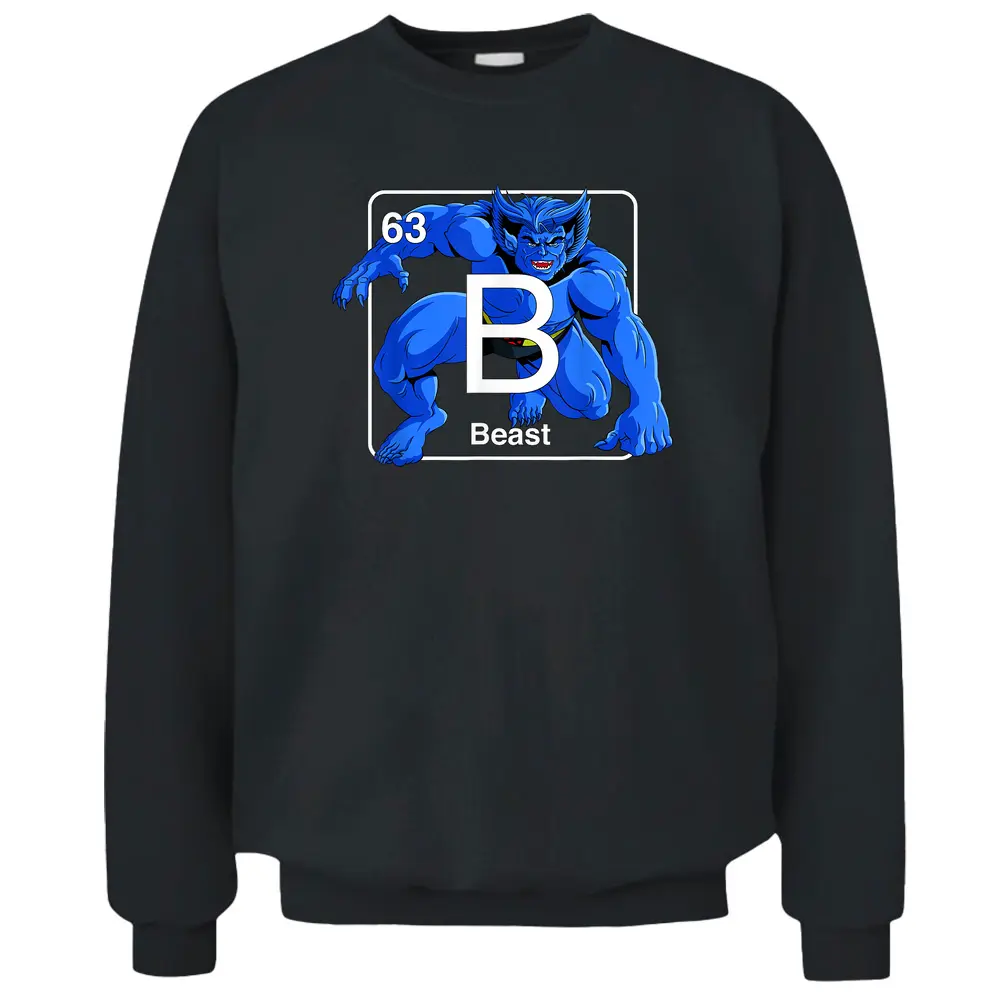 Marvel X-men Beast Element Pullover Sweatshirt