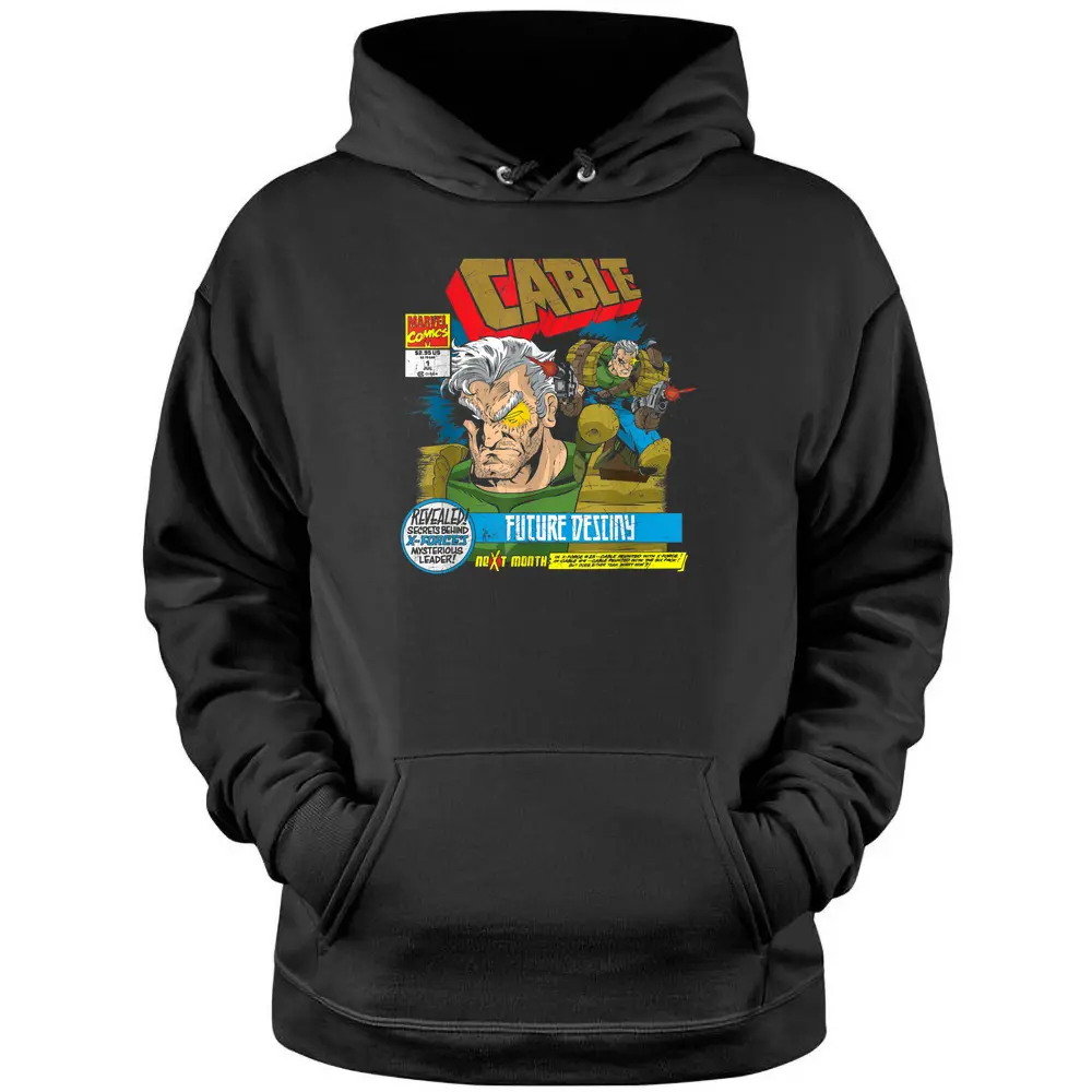 Marvel X-men Cable Future Destiny Comic Art T-shirt Pullover Hoodie