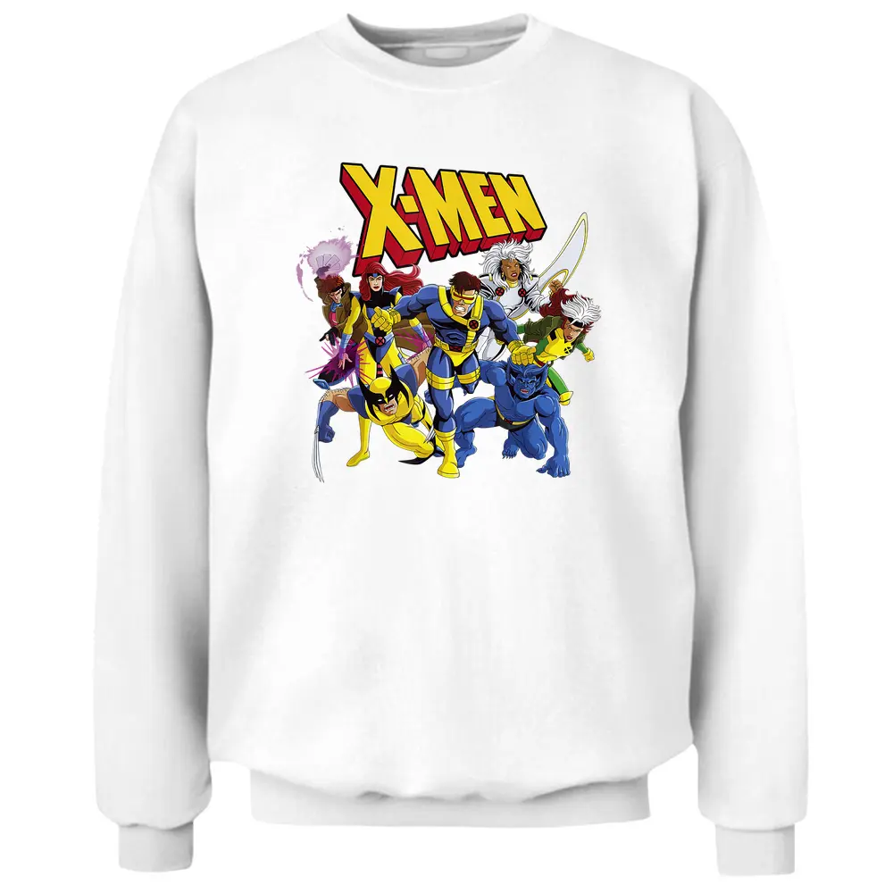 Marvel X-men Classic Group Shot Pullover Sweatshirt