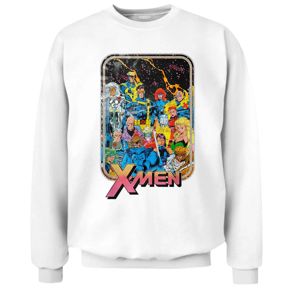 Marvel X-men Classic Vintage Comic Group Shot T-shirt Pullover Sweatshirt